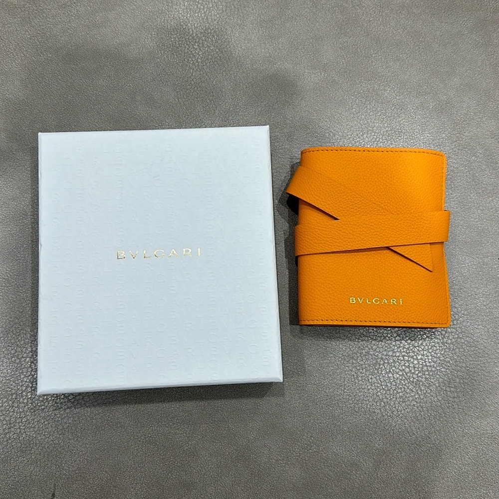 Bulgari leather pouch - jewelry holder